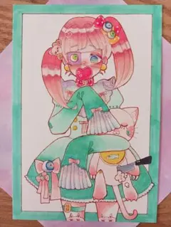 手描きイラスト　オリジナル　アナログイラスト