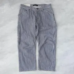 JOHN BULL ヒッコリーストライプ クロップドパンツ Mサイズ ジョンブル