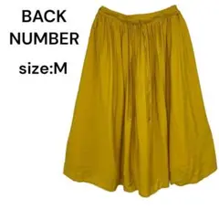 バックナンバー　BACK NUMBER スカート　ひざ丈　Ｍ　ウエストゴム