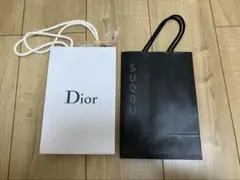 Dior SUQQU コスメ 紙袋 ショップバッグ