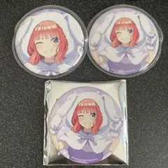 五等分の花嫁 缶バッジ 3個セット　動物もこもこ着ぐるみver. 中野二乃