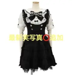 実写真⭕️2点⚠️リズリサ LIZLISA フロントリボンUあきジャンスカ ブラック