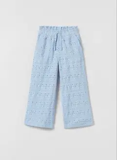 ZARA ザラ 女の子 レース刺繍　裏地付き　ロングパンツ 13-14Y 160