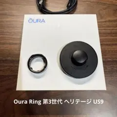 Oura Ring 第3世代 Heritage Black US9