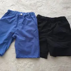 青と黒のハーフパンツ 2点セット