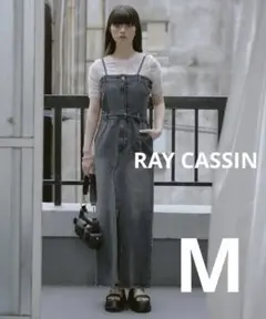 【新品未使用タグ付き】RAY CASSIN デニムキャミワンピース　サイズM