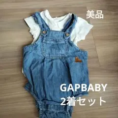 GAP デニムロンパース 6-12ヶ月