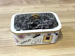 香水ボトルデザインの磁器　蓋付きトレイ