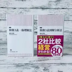 新版 財務3表一体理解法　財務3表図解分析法　2冊セット