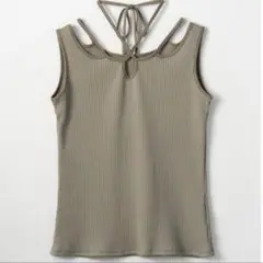 【美品】MURRAL Ivy tank 2021ss ミューラル　カーキ　1