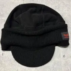 YANMAR ツバ付き リブニット帽 フリース×ニット ファブミックス ヤンマー