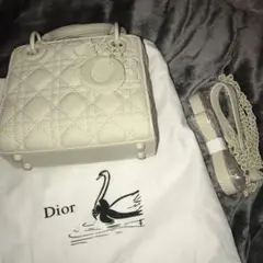 Christian Dior クリスチャン ディオール バッグ マットホワイト