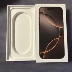 iPhone 16pro 空箱　デザートチタニウム　箱のみ