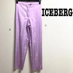 ICEBERGアイスバーグ　ドレッシーパンツ　タイト　てろてろ　イタリア製　派手
