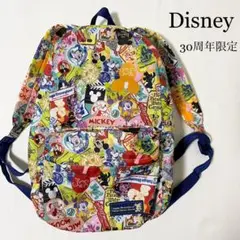 Tokyo Disney Resort ディズニー 30周年記念 総柄 リュック