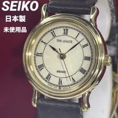 未使用 SEIKO THE LEAGUE 説明書付 電池交換済 日本製 腕時計