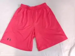 UNDER ARMOUR アンダーアーマー　レッド　バスケットパンツ　LG
