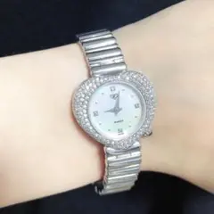 〈希少〉〈美品〉CARATI 18Kホワイトゴールドダイヤモンド腕時計　カラチ 楽天市場】カラチ ダイヤモンド 腕時計 K18ホワイトゴールド/革