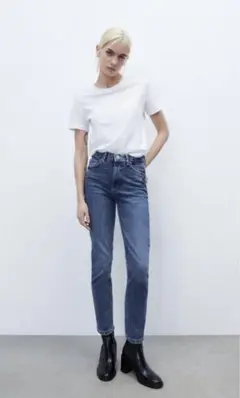 【新品未使用】 ZARA ザラ スリムフィットデニムパンツ