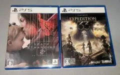 【PS5ソフトセット】デススト2（コード未使用）＋エクスペディション33