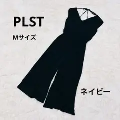 プラステ　オールインワン　ワイド　M ネイビー