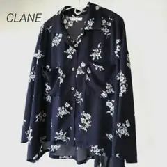 美品✴クラネ CLANE FLOWER WIDE 花柄シャツ　田中みな実さん着用