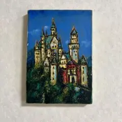 市村司　東尋坊　額入り風景画 市村司 東尋坊 額入り風景画