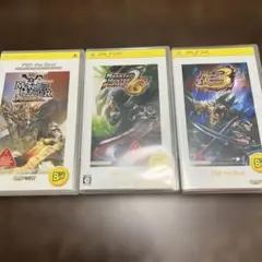モンスターハンター ポータブル 3作品セット　PSP