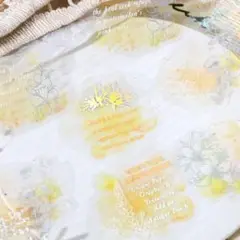 パステル花柄ジェルステッカー8種セット