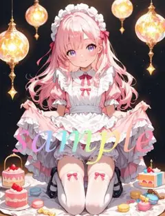 c297 美少女 かわいい イラスト 下着 コスプレ セクシー A4ポスター