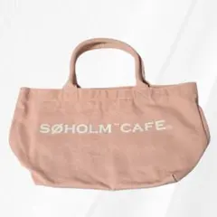 SØHOLM CAFE ピンク トートバッグ/スーホルムカフェ