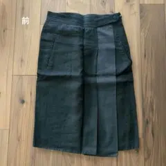 【超美品】コントワー・デ・コトニエ　リネン麻100% 膝丈スカート