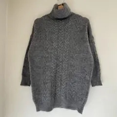 ステュディオス ロングニット もこもこ
