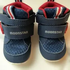 MOONSTAR ベビーシューズ ネイビー/レッド　サイズ13