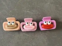 ソーセージリップモンスター　ヘアクリップ　3個セット