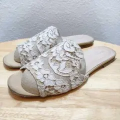CORSO ROMA 9 コルソローマ サンダル 36 約 23cm ベージュ