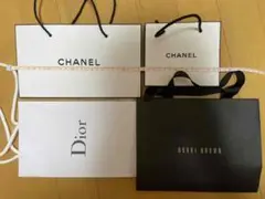 ショップ袋 channel・Dior ・Bobbibrown