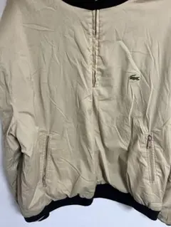 Lacoste ラコステ ベージュ プルオーバージップアップジャケット