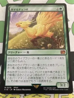 MTG ff 旅するチョコボ　1枚 日本語版