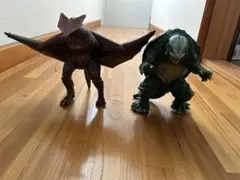 怪獣フィギュアセット ガメラ　ギャオス