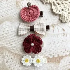 ヘアクリップ 4個セット