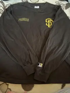 MLB メジャーリーグベースボール パドレス　ワッペン刺繍 長袖Tシャツ