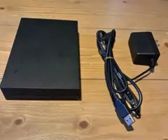 外付けハードディスク 黒 USBケーブル付き ブァッファロー