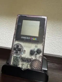 ゲームボーイカラー 本体 クリアパープル