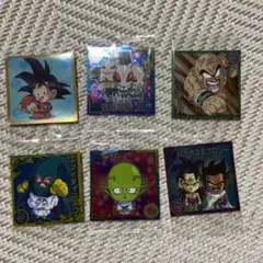 ドラゴンボールウエハースシール　6枚セット