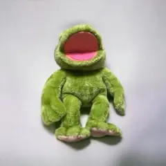 レア　トイザらス　プレイトーキン　カエル　パペット　イエロー　ヒョウ紋 レア トイザらス プレイトーキン カエル パペット イエロー
