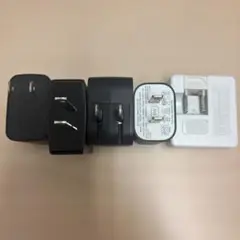 USB 電源アダプター 色々セット売り 5個