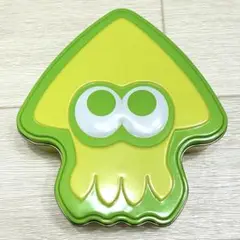【美品】スプラトゥーン3　Splatoon3 イカすクッキー 缶　イエロー