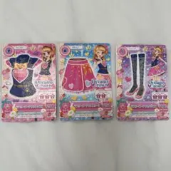 アイカツ ラブリーゴーアウトコーデ 3枚セット