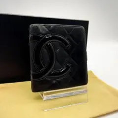 シャネル✨CHANEL✨カンボンライン✨がま口✨折り財布